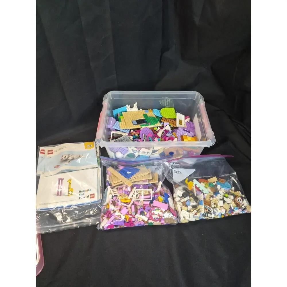Lego 41154 Disney Cinderella Dream Castle 2018 Retired Castle + Extra Misc Sets